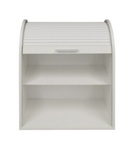 Jalousieschrank >Jalousieschrank< (BxHxT: 69x85x44 cm) in weiß matt lack / weiß