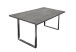 Esstisch >Steel< (BxHxT: 160x76x90 cm) in graphit - 160x76x90cm (BxHxT)