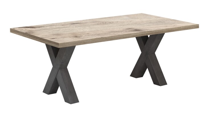 Couchtisch >Mister< (BxHxT: 120x47x70 cm) in graphit / sandeiche