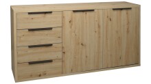 Kommode >Clyde< (BxHxT: 180x90x45 cm) in asteiche - 180x90x45cm (BxHxT)