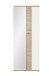 Garderobenschrank >SIGNO II< (BxHxT: 80x200x38 cm) in Artisan/Weiß aus MDF
