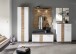 Schuhschrank >SIGNO II< (BxHxT: 80x106x38 cm) in Artisan/Weiß aus MDF