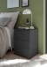Nachtkommode >Spice< (BxHxT: 46x59x40 cm) in Graphit matt - 46x59x40cm (BxHxT)