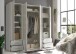 Kleiderschrank >Valencia< (BxHxT: 206x195x60 cm) in Weiß - 206x195x60cm (BxHxT)