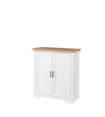 Kommode >JASMIN< (BxHxT: 93x102x41 cm) in Artisan/Weiß - 93x102x41cm (BxHxT)