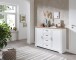 Sideboard >JASMIN< (BxHxT: 165x102x41 cm) in Artisan/Weiß - 165x102x41cm (BxHxT)