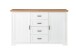 Sideboard >JASMIN< (BxHxT: 165x102x41 cm) in Artisan/Weiß - 165x102x41cm (BxHxT)