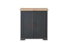 Kommode >JASMIN< (BxHxT: 93x102x41 cm) in Artisan/graphit - 93x102x41cm (BxHxT)