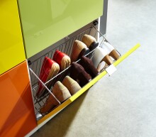 Schuhkipper >M-397< (BxHxT: 53x91x30 cm) in weiss -...