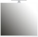 Garderobenspiegel >M-381< (BxHxT: 76x75x15 cm) in weiss - 76x75x15cm (BxHxT)