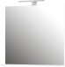 Garderobenspiegel >M-381< (BxHxT: 76x75x15 cm) in weiss - 76x75x15cm (BxHxT)