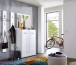 Garderobenspiegel >M-402< (BxHxT: 134x63x3 cm) in weiss - 134x63x3cm (BxHxT)