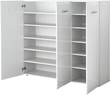 Sideboard >M-402< (BxHxT: 134x120x36 cm) in weiss -...