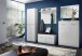 Garderobenspiegel >M-402< (BxHxT: 89x63x3 cm) in weiss - 89x63x3cm (BxHxT)