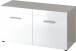 Schuhbank >M-402< (BxHxT: 96x51x39 cm) in weiss - 96x51x39cm (BxHxT)