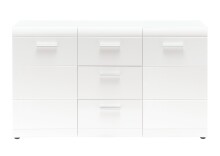 Sideboard >M-402< (BxHxT: 144x86x40 cm) in weiss - 144x86x40cm (BxHxT)