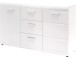 Sideboard >M-402< (BxHxT: 144x86x40 cm) in weiss - 144x86x40cm (BxHxT)