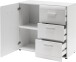 Kommode >M-402< (BxHxT: 96x86x40 cm) in weiss - 96x86x40cm (BxHxT)