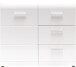 Kommode >M-402< (BxHxT: 96x86x40 cm) in weiss - 96x86x40cm (BxHxT)