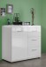 Kommode >M-402< (BxHxT: 96x86x40 cm) in weiss - 96x86x40cm (BxHxT)