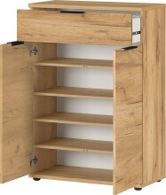 Kommode >M-392< (BxHxT: 75x108x37 cm) in braun - 75x108x37cm (BxHxT)