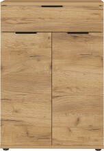 Kommode >M-392< (BxHxT: 75x108x37 cm) in braun - 75x108x37cm (BxHxT)