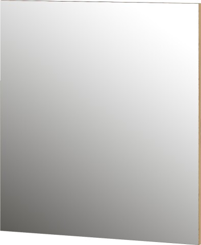 Garderobenspiegel >M-392< (BxHxT: 74x80x3 cm) in braun - 74x80x3cm (BxHxT)