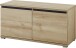 Schuhbank >M-401< (BxHxT: 96x52x40 cm) in braun | hellbraun - 96x52x40cm (BxHxT)
