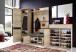 Schuhbank >M-401< (BxHxT: 96x52x40 cm) in braun | hellbraun - 96x52x40cm (BxHxT)