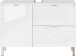Waschbeckenunterschrank >M-415< (BxHxT: 80x56x34 cm) in weiss - 80x56x34 (BxHxT)