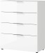 Kommode >M-404< (BxHxT: 83x102x42 cm) in weiss - 83x102x42cm (BxHxT)