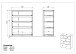 Kommode >M-404< (BxHxT: 83x102x42 cm) in weiss - 83x102x42cm (BxHxT)