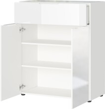 Kommode >M-404< (BxHxT: 83x102x42 cm) in weiss -...