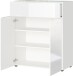Kommode >M-404< (BxHxT: 83x102x42 cm) in weiss - 83x102x42cm (BxHxT)
