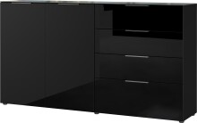 Sideboard >M-404< (BxHxT: 184x102x42 cm) in schwarz...