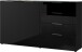 Sideboard >M-404< (BxHxT: 184x102x42 cm) in schwarz - 184x102x42cm (BxHxT)