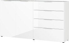 Sideboard >M-404< (BxHxT: 184x102x42 cm) in weiss -...