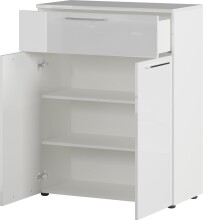 Kommode >M-403< (BxHxT: 84x107x40 cm) in weiss -...