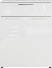 Kommode >M-403< (BxHxT: 84x107x40 cm) in weiss - 84x107x40cm (BxHxT)