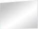 Garderobenspiegel >M-407< (BxHxT: 87x60x3 cm) in weiss - 87x60x3cm (BxHxT)