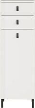 Kommode >M-417< (BxHxT: 39x119x35 cm) in weiss - 39x119x35cm (BxHxT)