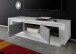 TV-Board >Sky< (BxHxT: 156x45x50 cm) in Weiss Lack matt / Beton-Optik