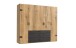 Kleiderschrank >Detroit< (BxHxT: 250x216x58 cm) in Plankeneiche