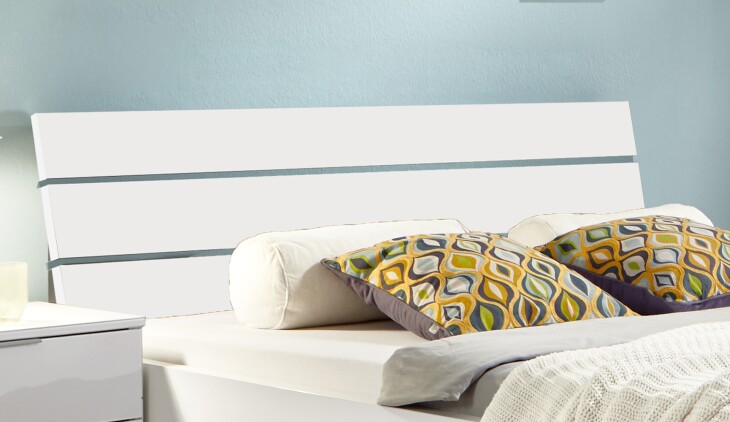 Kopfteil >Easy Beds< (BxHxT: 188x50x5 cm) in weiß - 188x50x5cm (BxHxT)