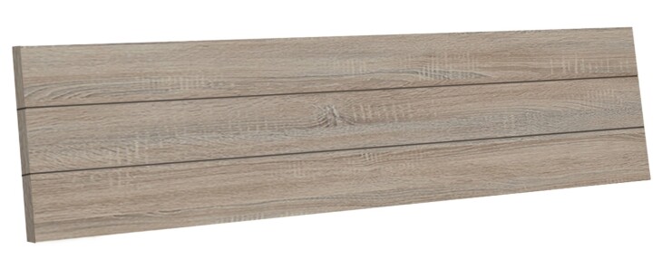 Kopfteil >Easy Beds< (BxHxT: 128x50x5 cm) in Eiche-Sägerau - 128x50x5cm (BxHxT)
