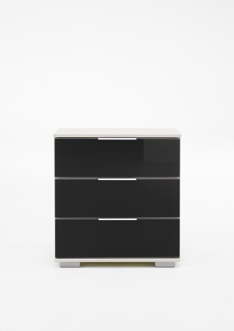 Nachtkommode >Easy Plus< (BxHxT: 52x58x38 cm) in weiß - 52x58x38cm (BxHxT)