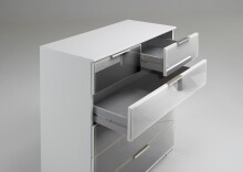 Schubkastenkommode >Easy Plus< (BxHxT: 82x102x42 cm) in weiß - 82x102x42 (BxHxT)