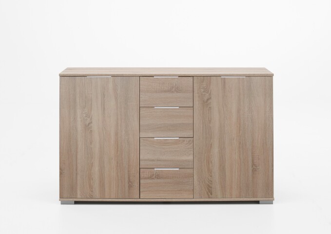 Kombikommode >Easy Plus< (BxHxT: 130x83x41 cm) in Eiche-Sägerau