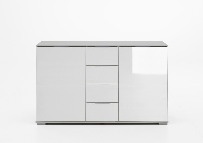 Kombikommode >Easy Plus< (BxHxT: 130x83x41 cm) in weiß - 130x83x41cm (BxHxT)