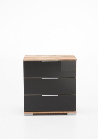 Nachtkommode >Easy Plus< (BxHxT: 52x58x38 cm) in Plankeneiche - 52x58x38 (BxHxT)